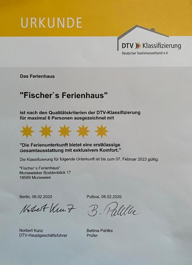 Fischer'S Ferienhaus Ruegen Mit Sauna Und Kamin Ummanz Dış mekan fotoğraf